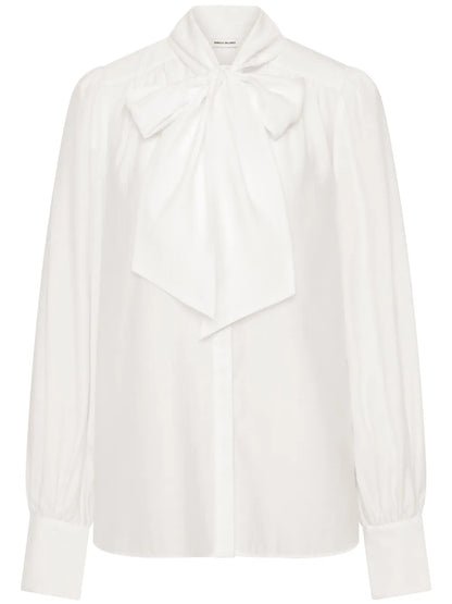 Bow-Collar Shirt