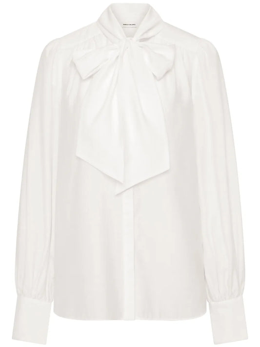 Bow-Collar Shirt