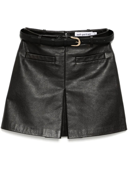 Leather Mini Skirt