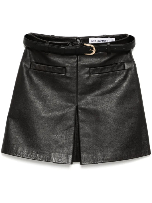 Leather Mini Skirt
