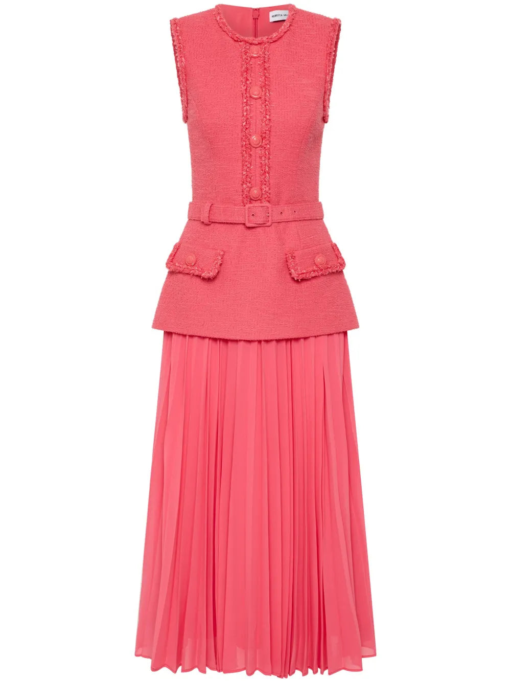 Pleated Midi Dress