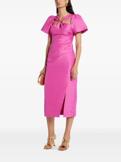 Presence Twisted Midi Dress