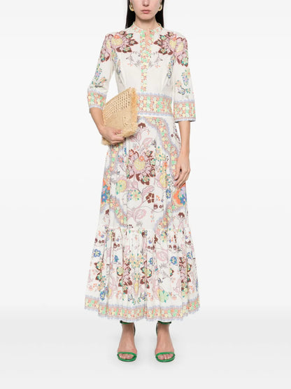 Floral-Print Maxi Dress