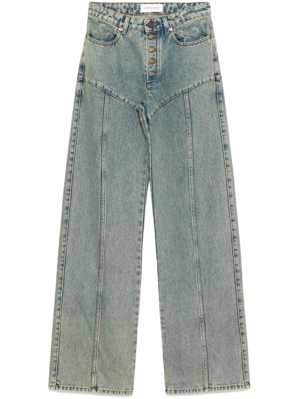 Moon Laser Flared Jeans