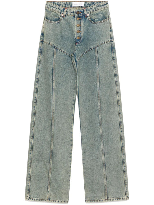 Moon Laser Flared Jeans