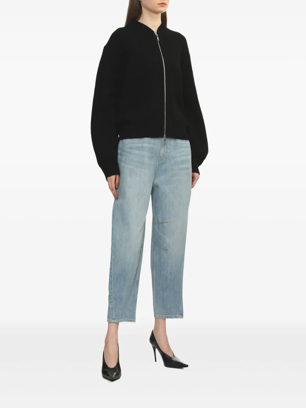 Zip-Up Cardigan