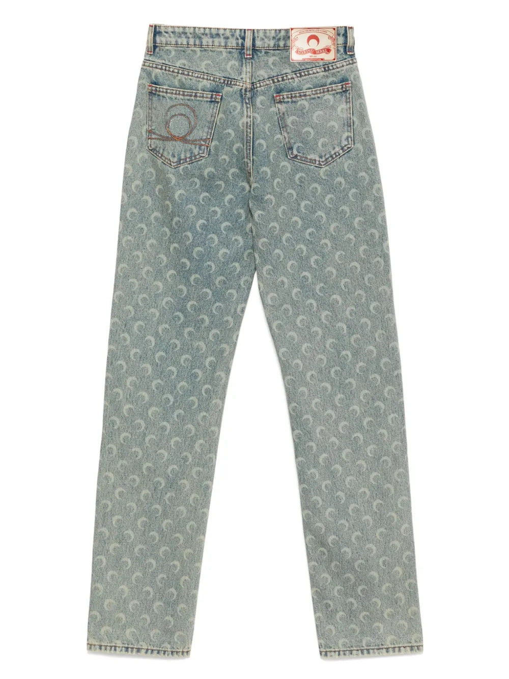 Moon Laser Straight-Leg Jeans