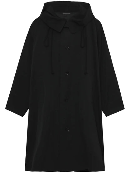 Asymmetric Wool Coat