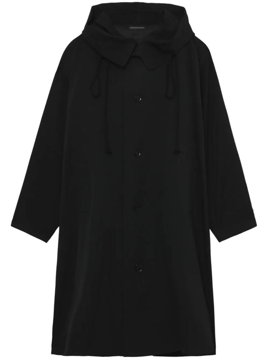Asymmetric Wool Coat