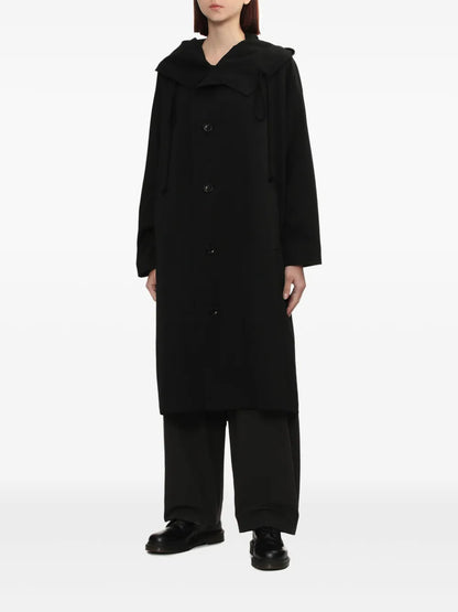 Asymmetric Wool Coat