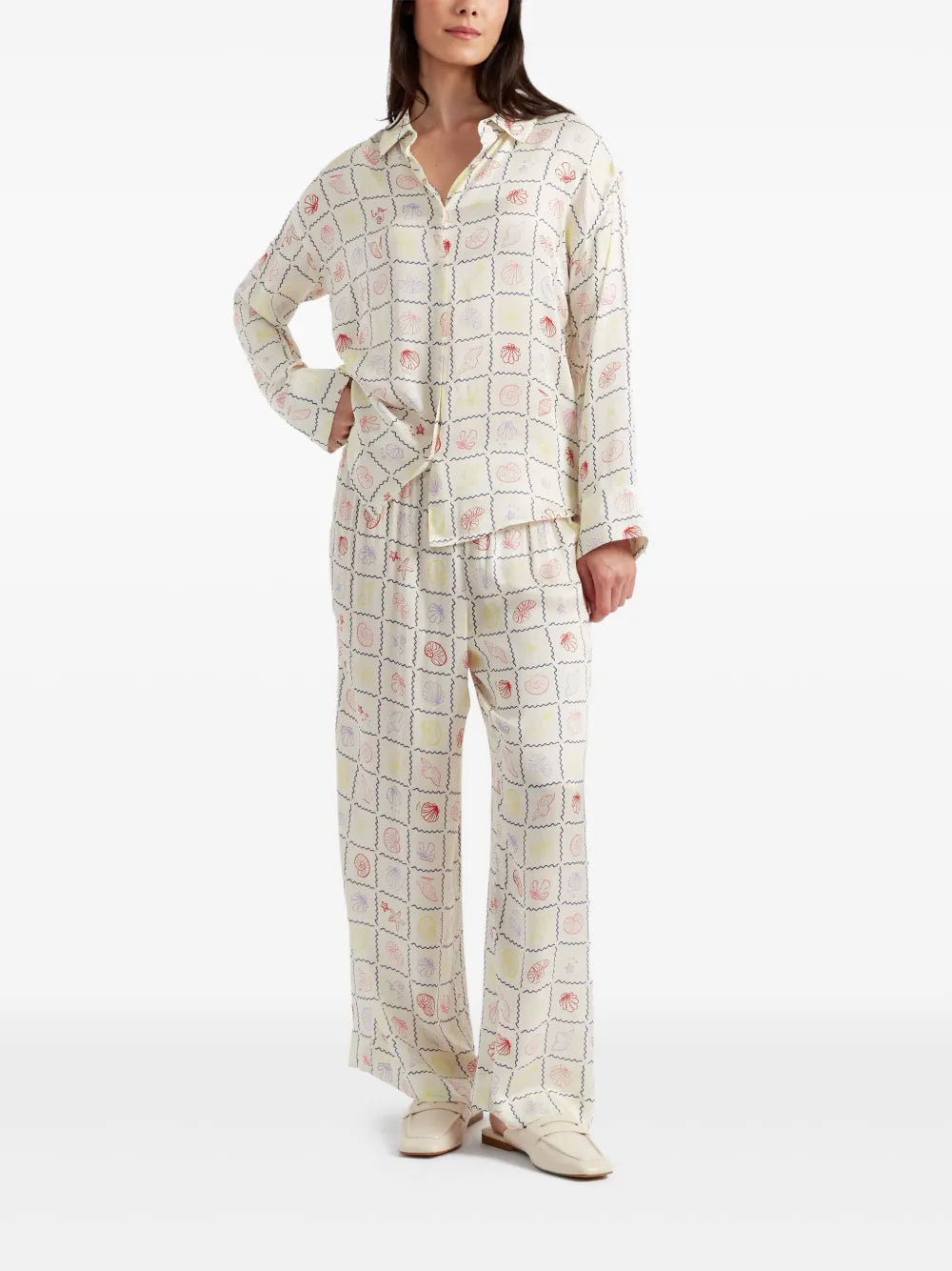 La Mer-Print Shirt