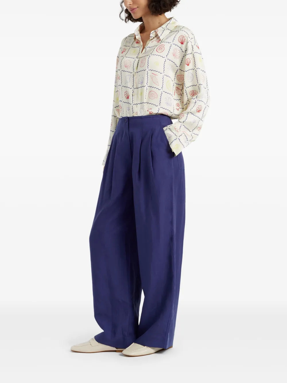 Pleat-Front Trousers