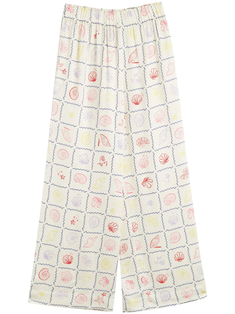 La Mer-Print Palazzo Pants
