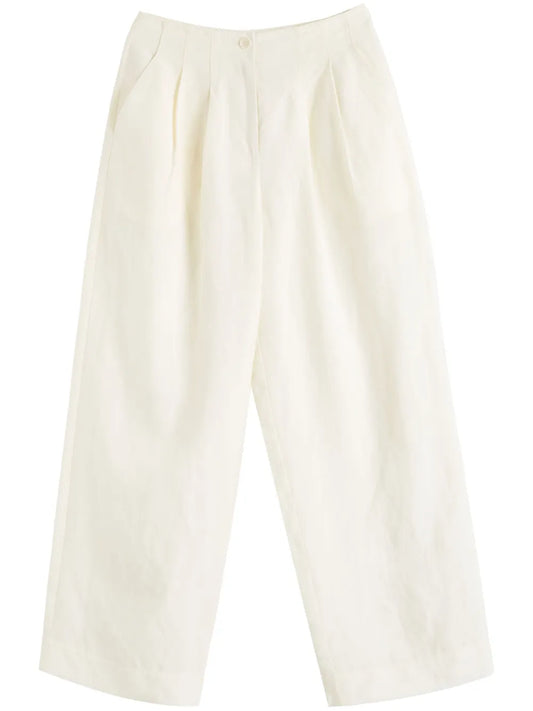 Pleat-Detail Trousers