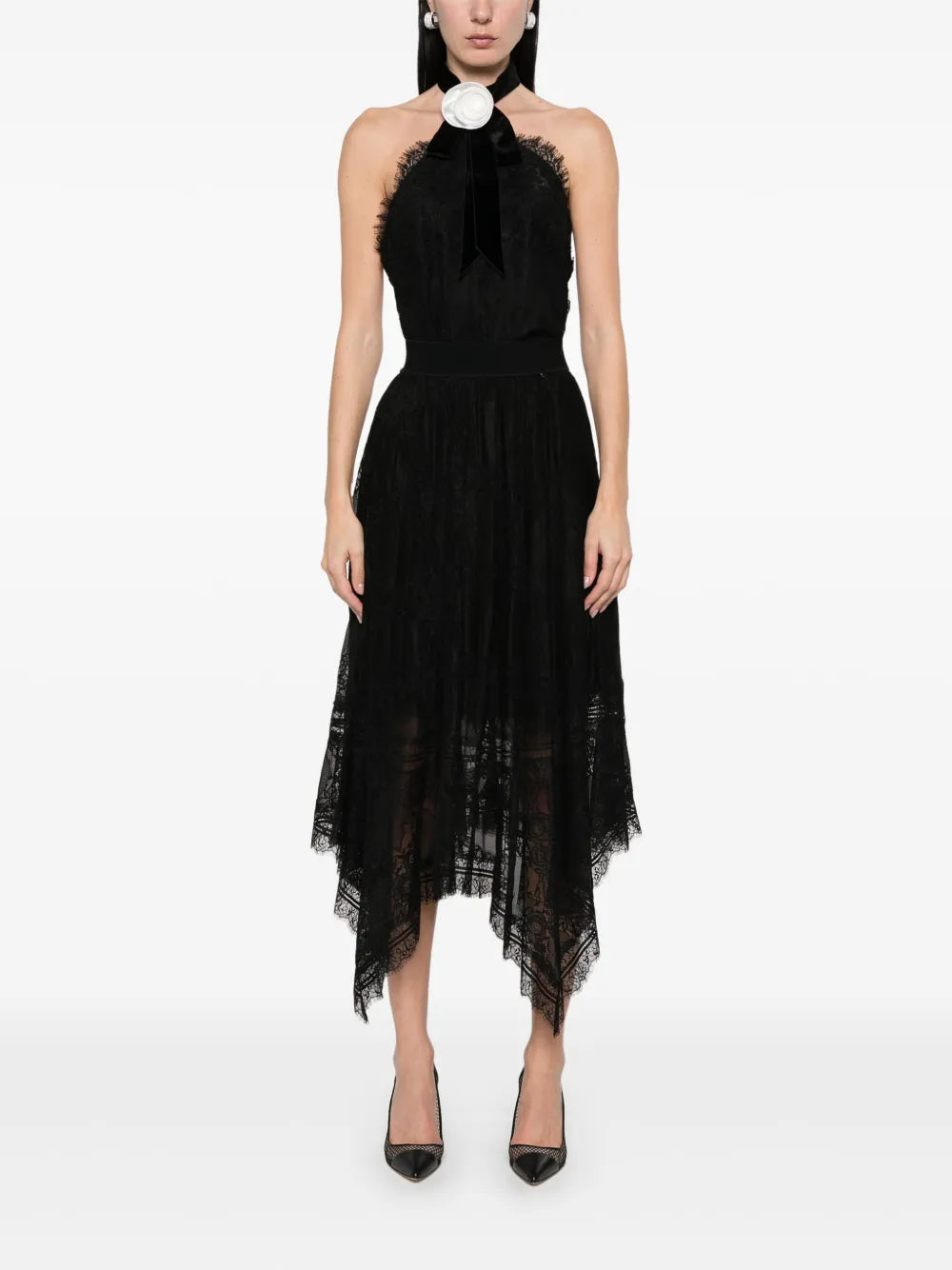 Lace Midi Skirt