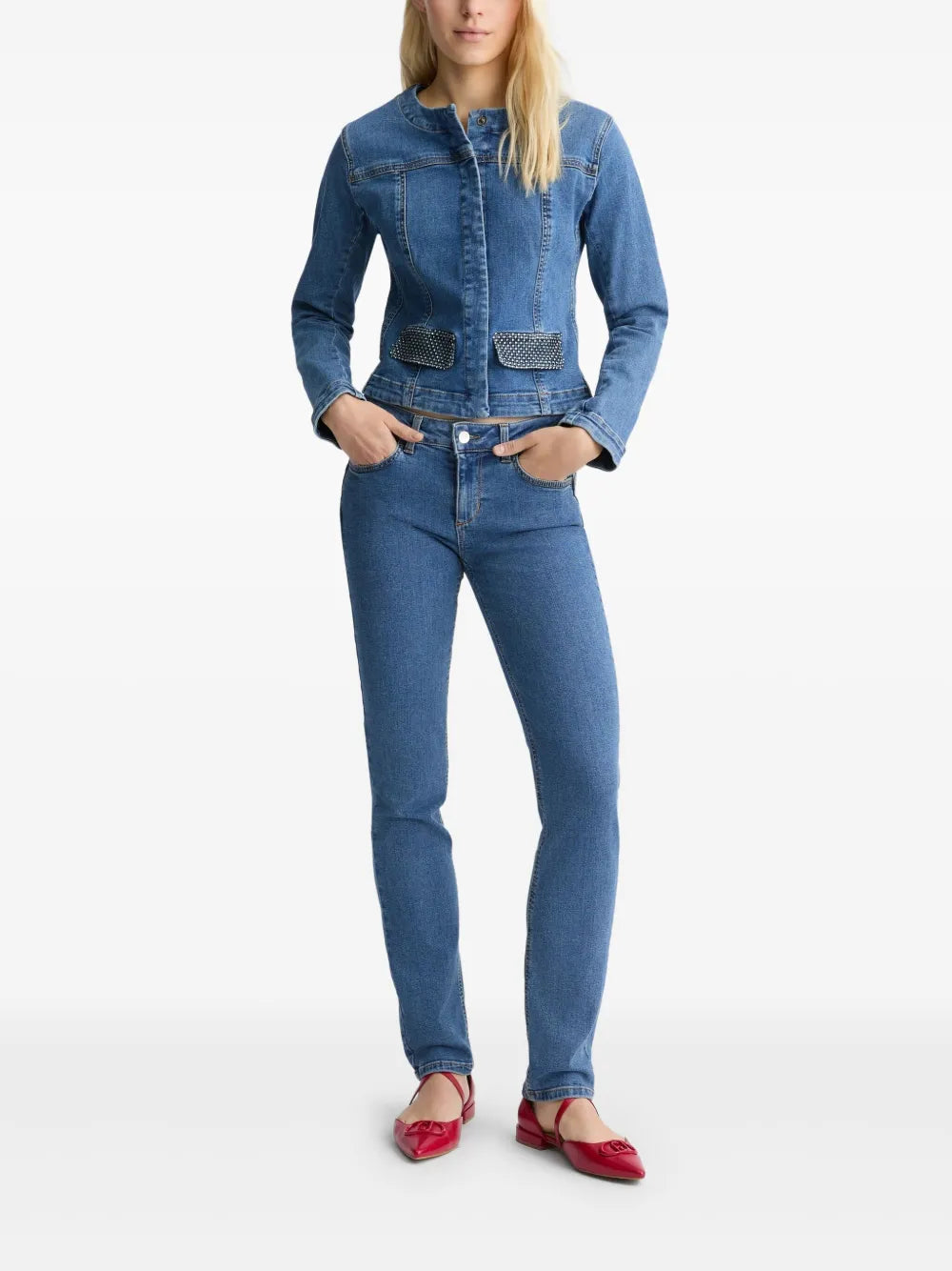 Gemstones-Detail Jeans