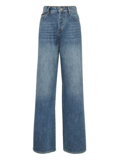 Logo-Embroidered Jeans