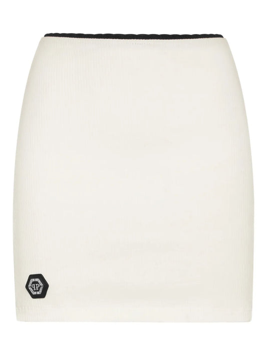 Ribbed Cotton Skirt