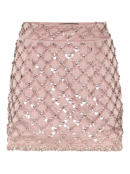 Paillette-Embellished Mini Skirt