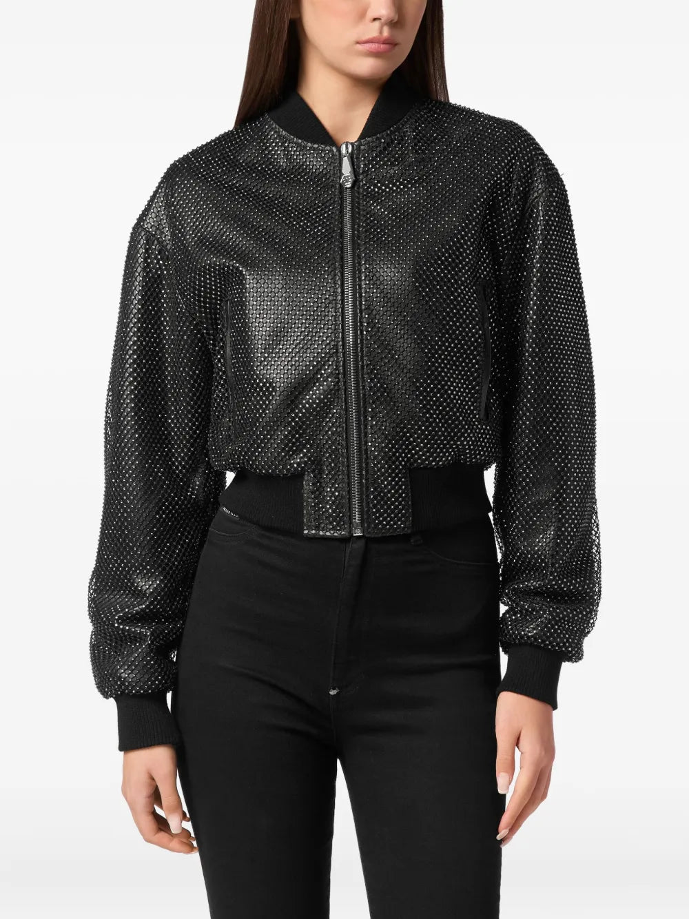 Leather Bomber Jacket