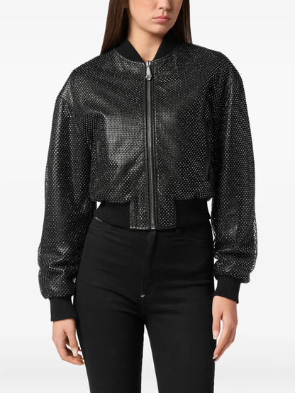 Leather Bomber Jacket