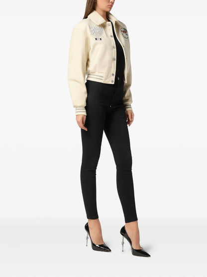 College Pp Duck Bomber Jacket