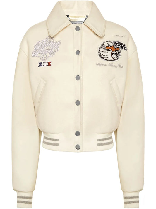 College Pp Duck Bomber Jacket