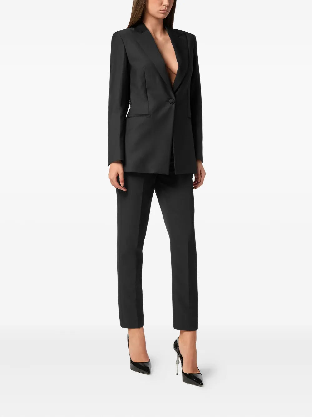 Strass-Face Blazer