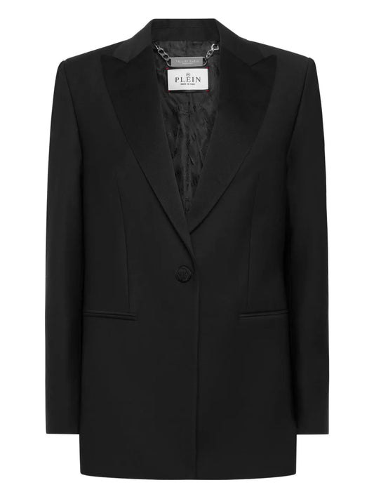Strass-Face Blazer