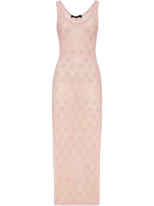 Monogram Midi Dress