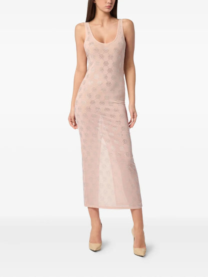 Monogram Midi Dress
