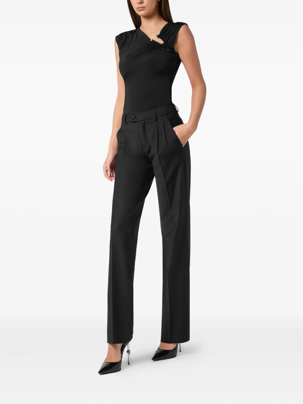 Pleat-Detailing Trousers