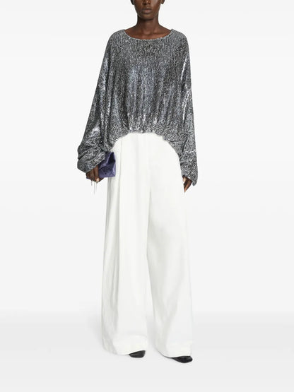 Sequin-Embellished Top