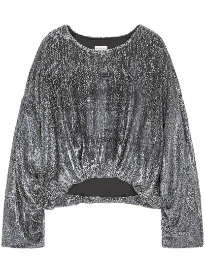 Sequin-Embellished Top