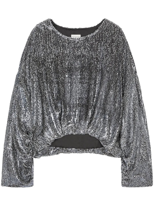 Sequin-Embellished Top