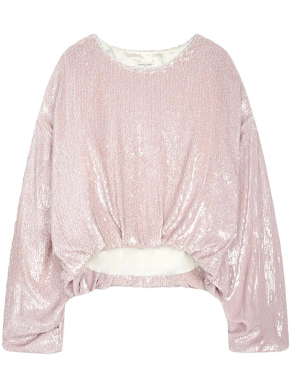 Sequin-Embellished Top
