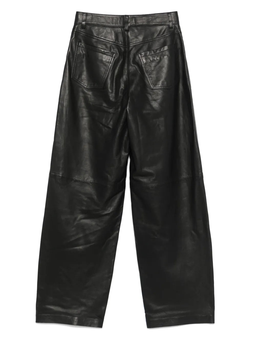 Cocoon Leather Trousers