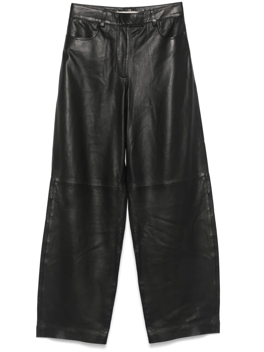 Cocoon Leather Trousers