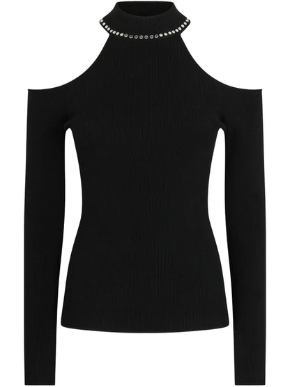 Stud-Detail Sweater