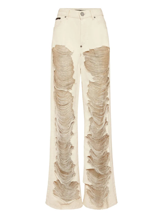 Ripped Effect Jeans