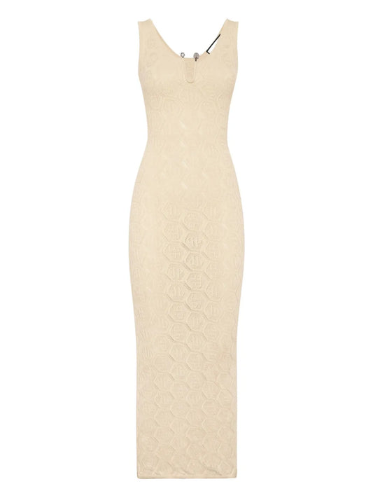 Monogram Midi Dress