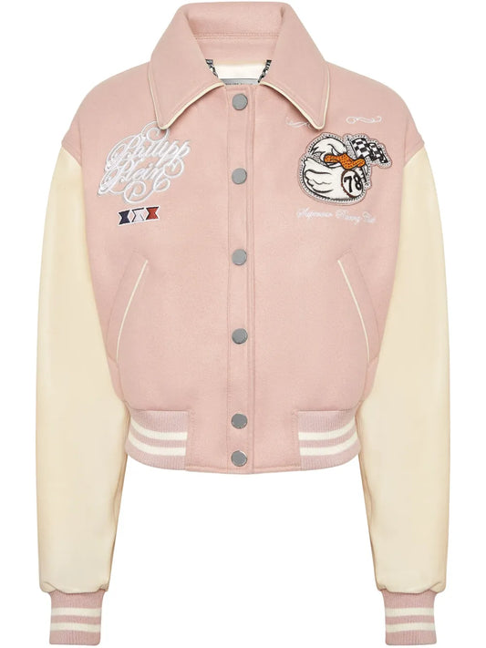 College Pp Duck Bomber Jacket