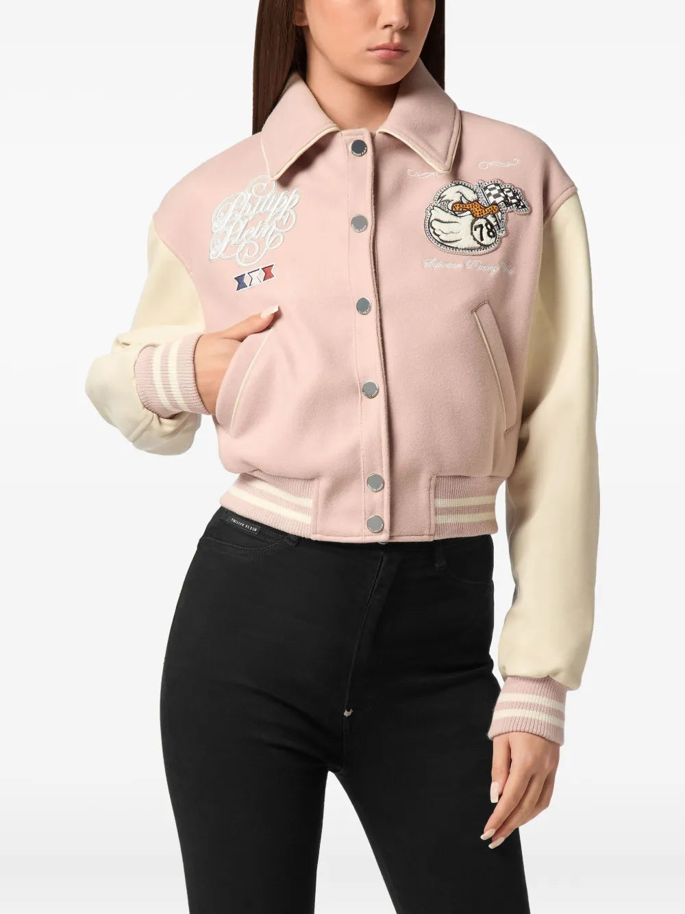 College Pp Duck Bomber Jacket