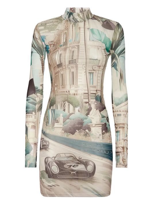 Racing Mini Dress