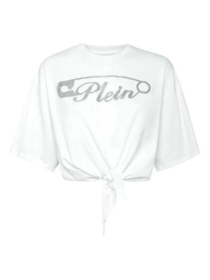 Cropped Cotton T-Shirt