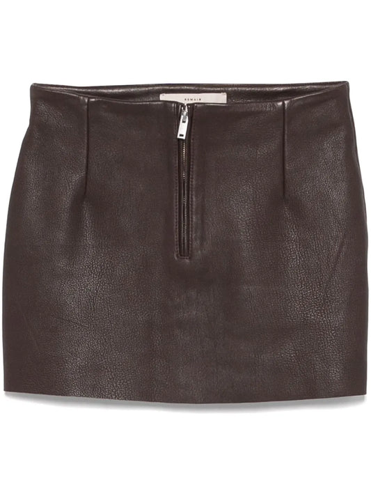 Leather Mini Skirt