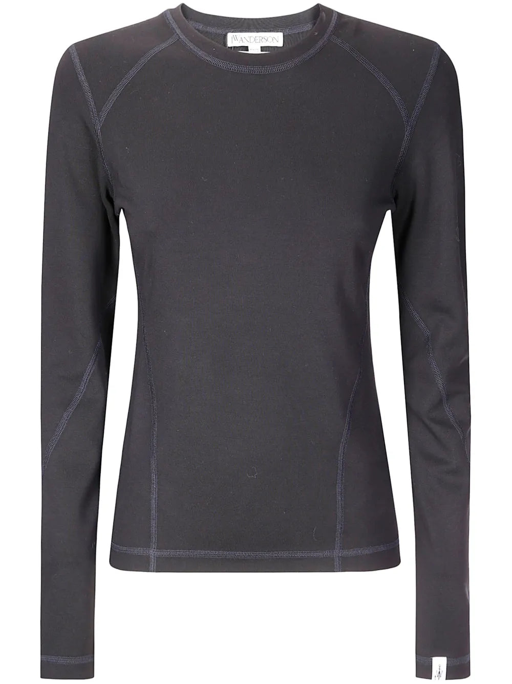 Contrast-Stitching Top