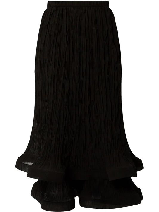 Pleated Midi Skirt