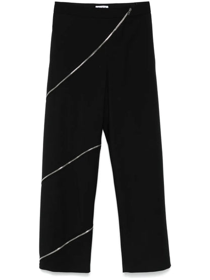 Spiral-Zipped Trousers