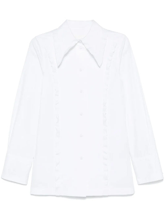 Ruffle-Trim Shirt